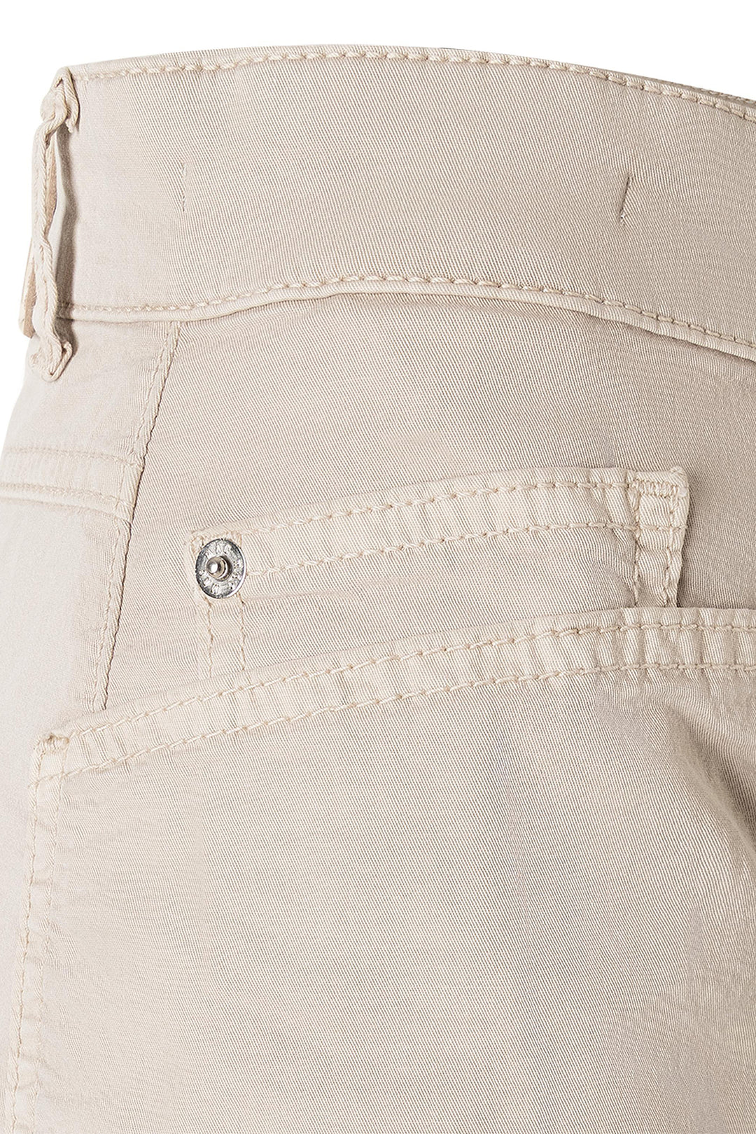 Mac 3112-00 0434 Baggy 2.3 Ivory Antique Stretch Gabardine Barrel Jeans 208A