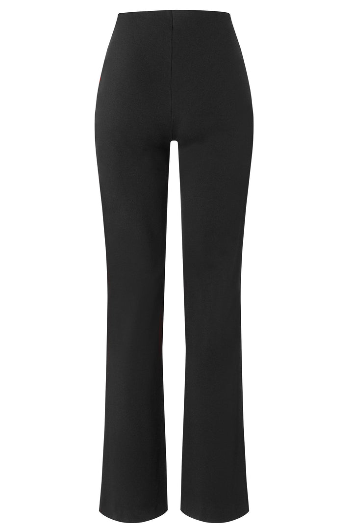 Mac 5219-00-0107 Flare Black Light Jersey Trousers 090 - Olivia Grace Fashion