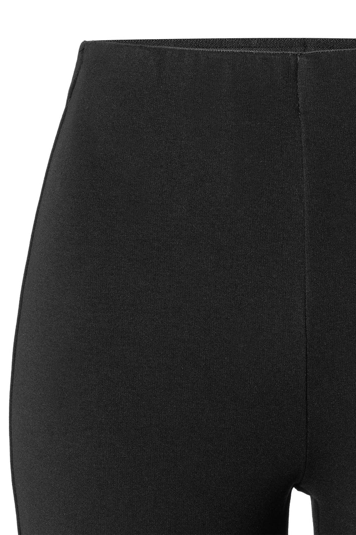 Mac 5219-00-0107 Flare Black Light Jersey Trousers 090 - Olivia Grace Fashion