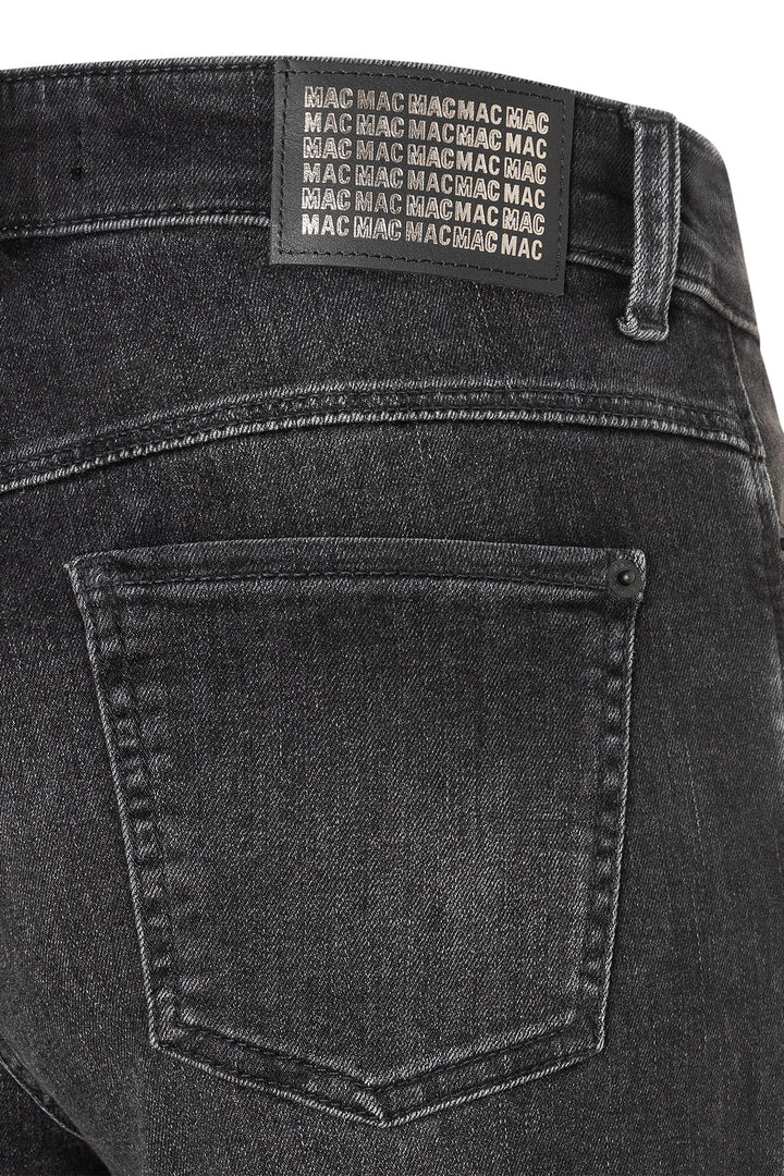 Mac 5285-90-0387L Wide Galon Black Authentic Stretch Denim D963