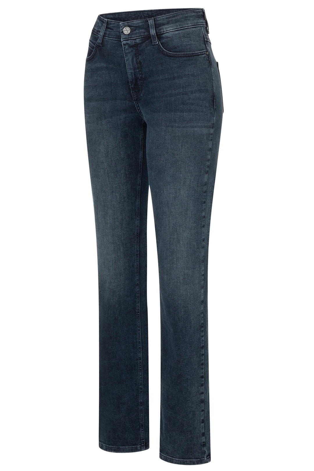 Blue jeans on a white background