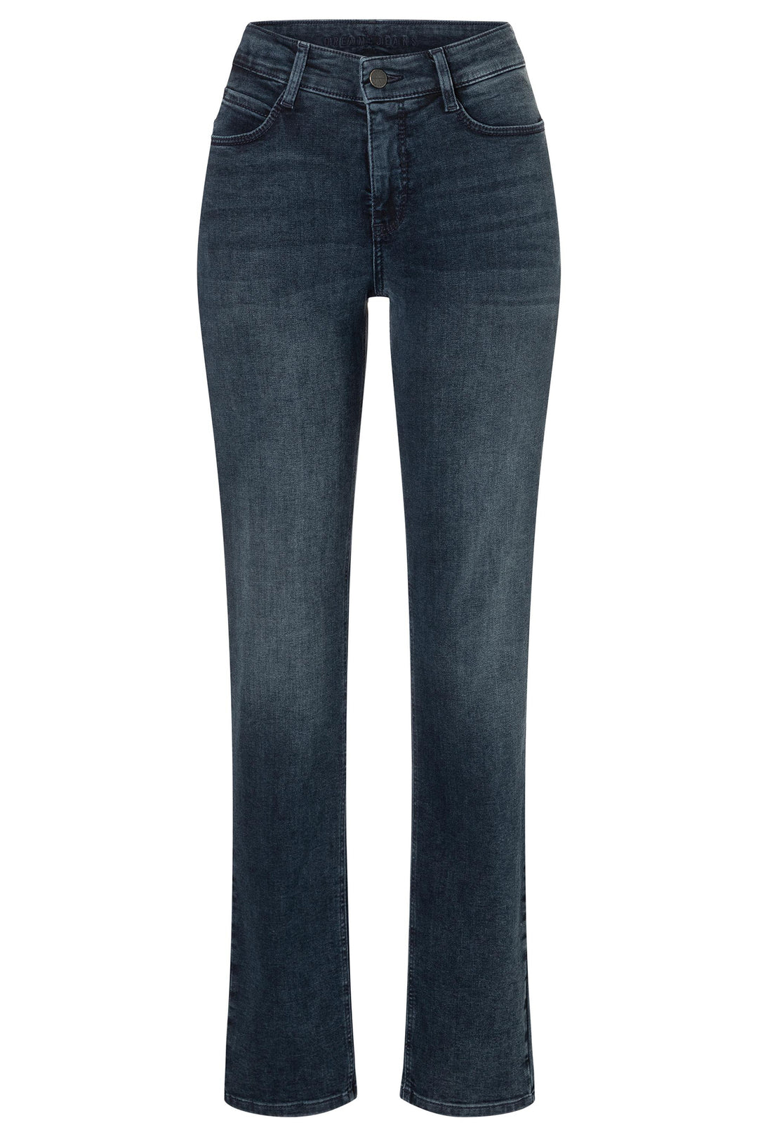 Blue jeans on a white background