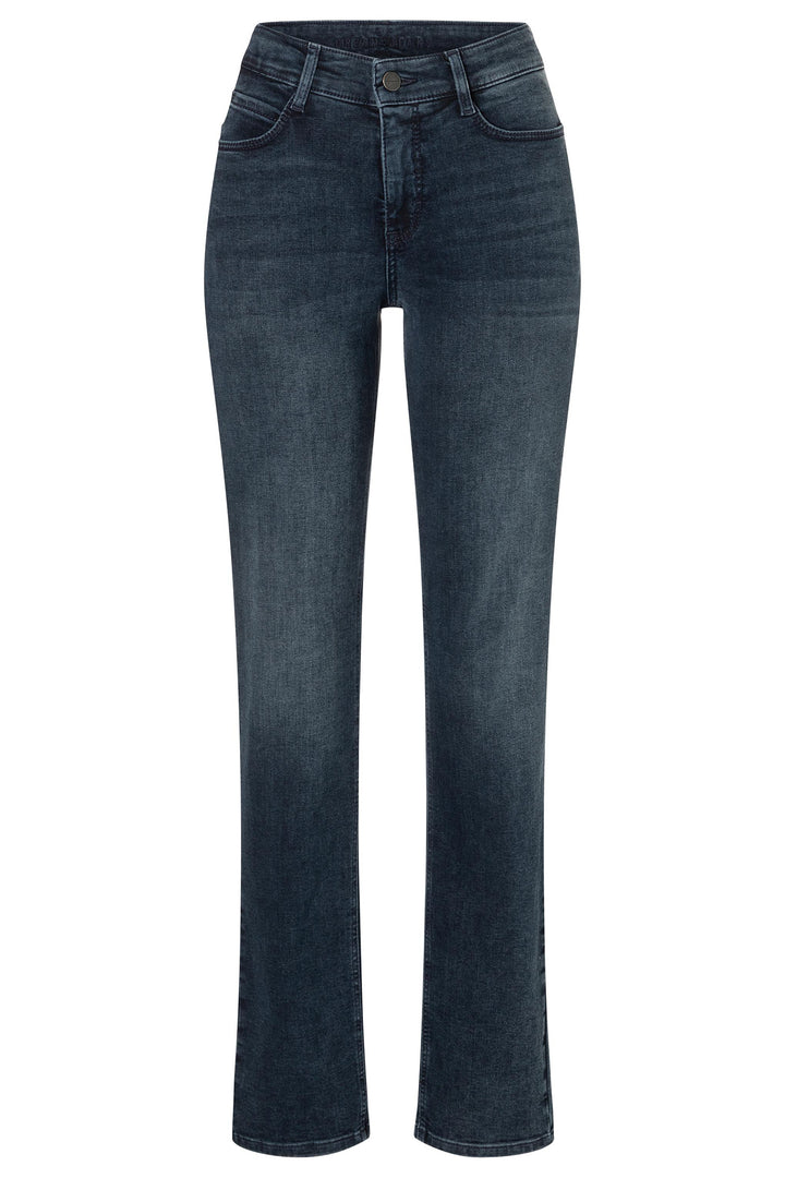 Blue jeans on a white background