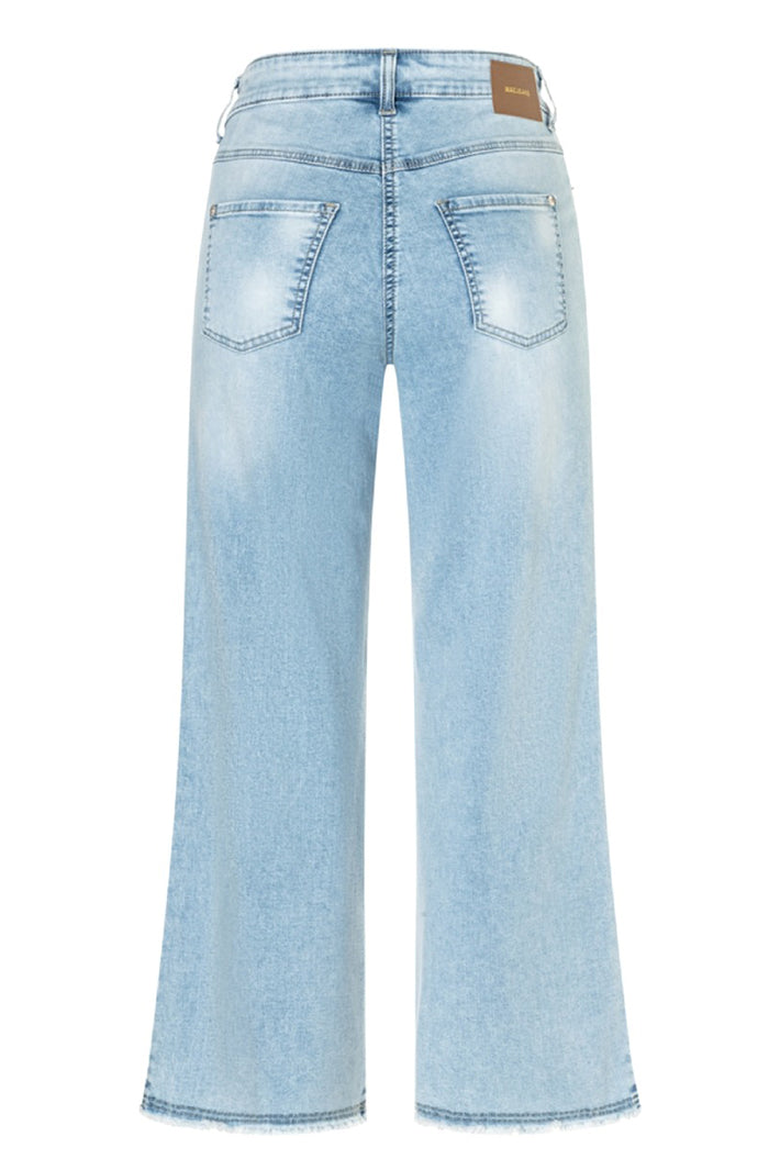 Mac 5438-90 0351L Dream Wide Light Azure Blue Cropped Jeans D237