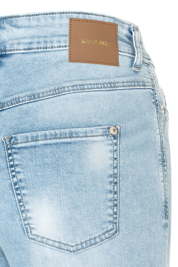 Mac 5438-90 0351L Dream Wide Light Azure Blue Cropped Jeans D237