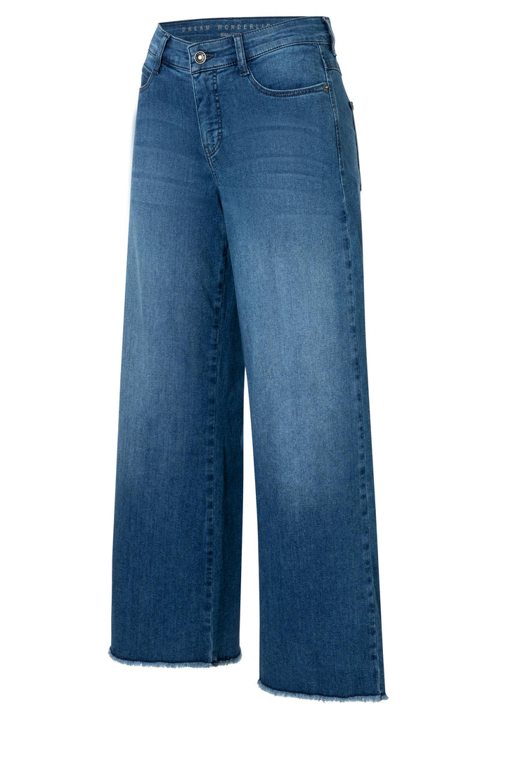 Blue jeans on a white background