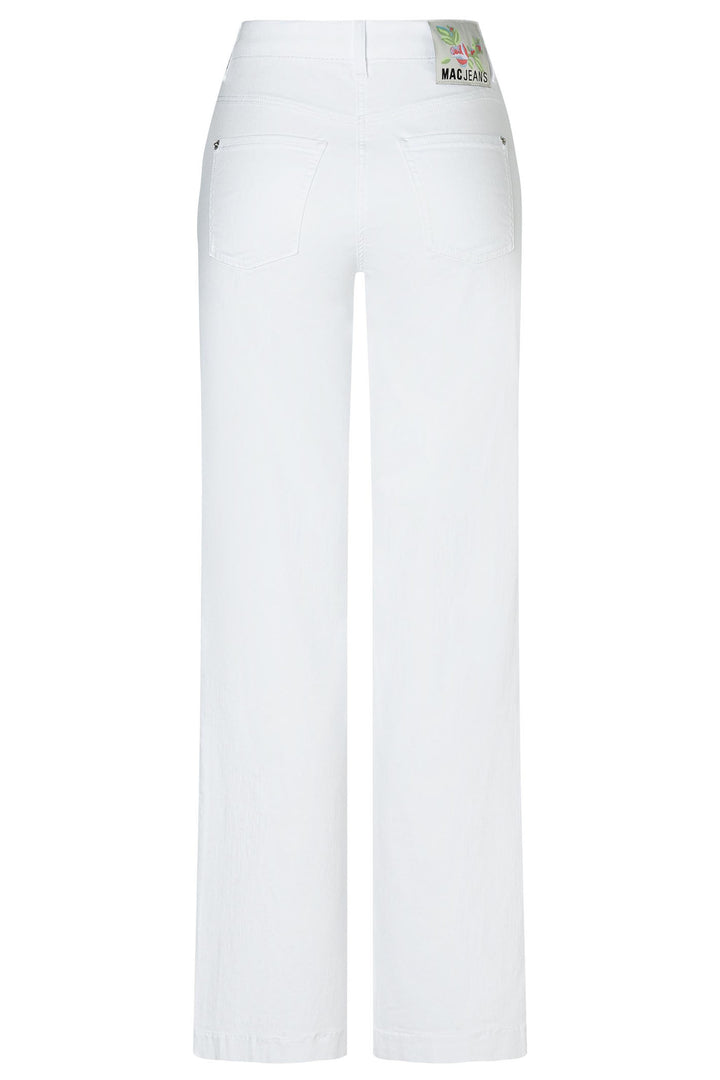 Mac 5441-90-0351L D010 Dream Wide White Light Denim Jeans - Olivia Grace Fashion