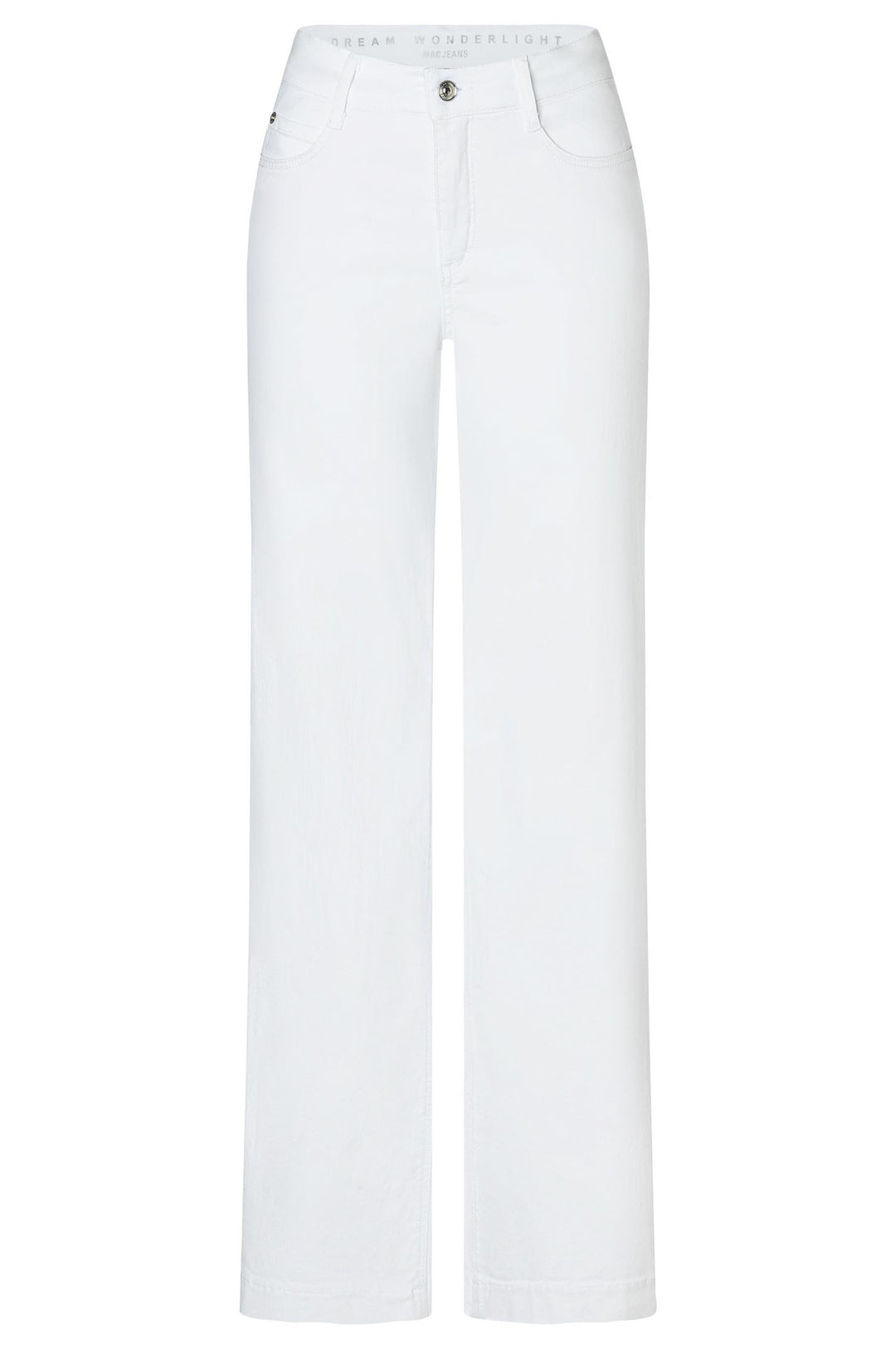 Mac 5441-90-0351L D010 Dream Wide White Light Denim Jeans - Olivia Grace Fashion