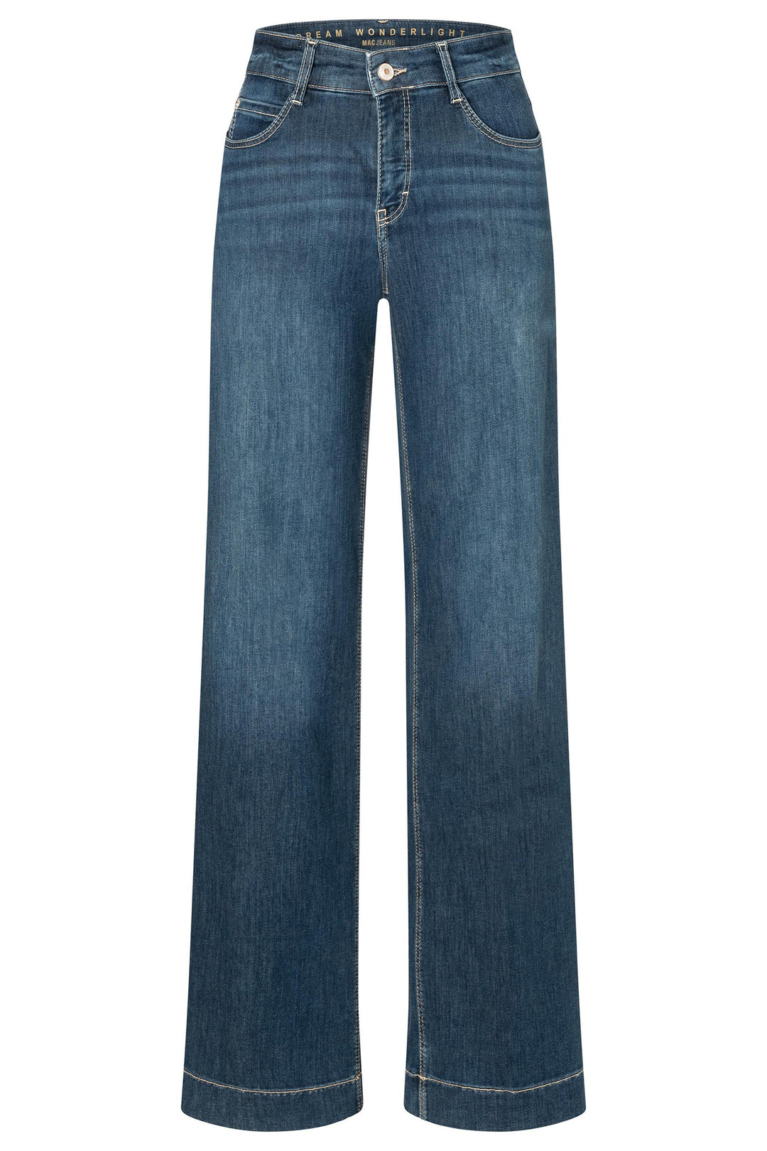 Mac 5441-90 0351L Dream Wide Authentic Dark Blue Light Denim Jeans D834