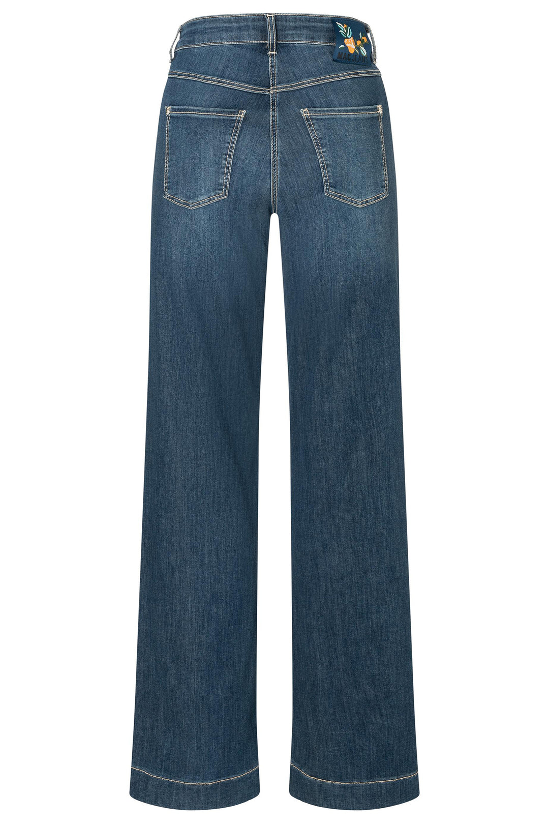 Mac 5441-90 0351L Dream Wide Authentic Dark Blue Light Denim Jeans D834