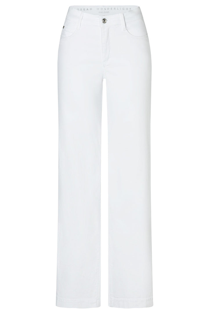 Mac 5441-90 0351L Dream Wide White Denim Light Denim Jeans D010
