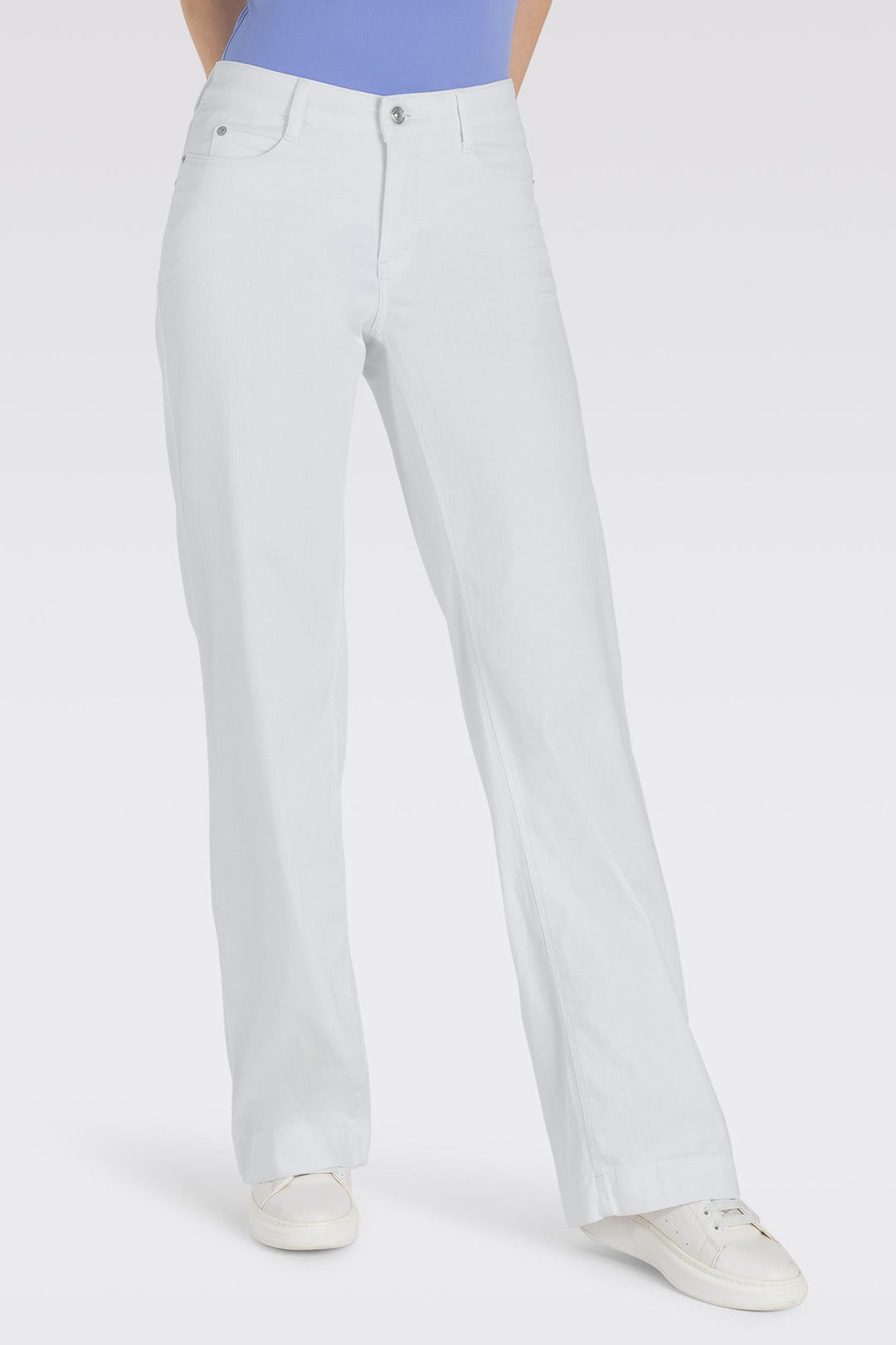 Mac 5441-90 0351L Dream Wide White Denim Light Denim Jeans D010