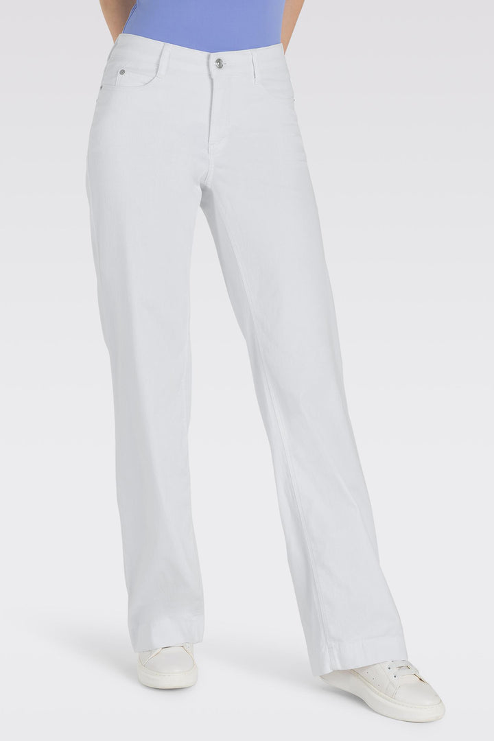 Mac 5441-90 0351L Dream Wide White Denim Light Denim Jeans D010