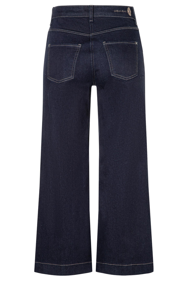 Mac 5444-90-0357 Blue Dream Culotte Fashion Rinsed Jeans D683 - Olivia Grace Fashion