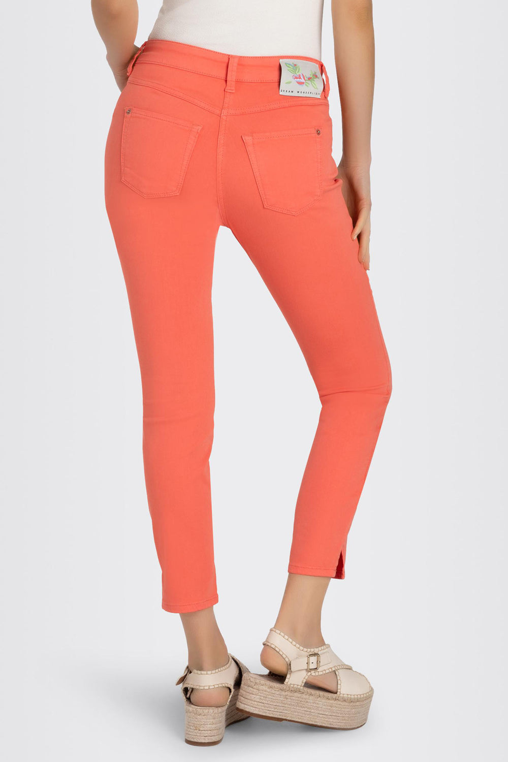 Mac 5492-00-0351 856R Dream Summer Papaya Orange Light Denim Jeans - Olivia Grace Fashion