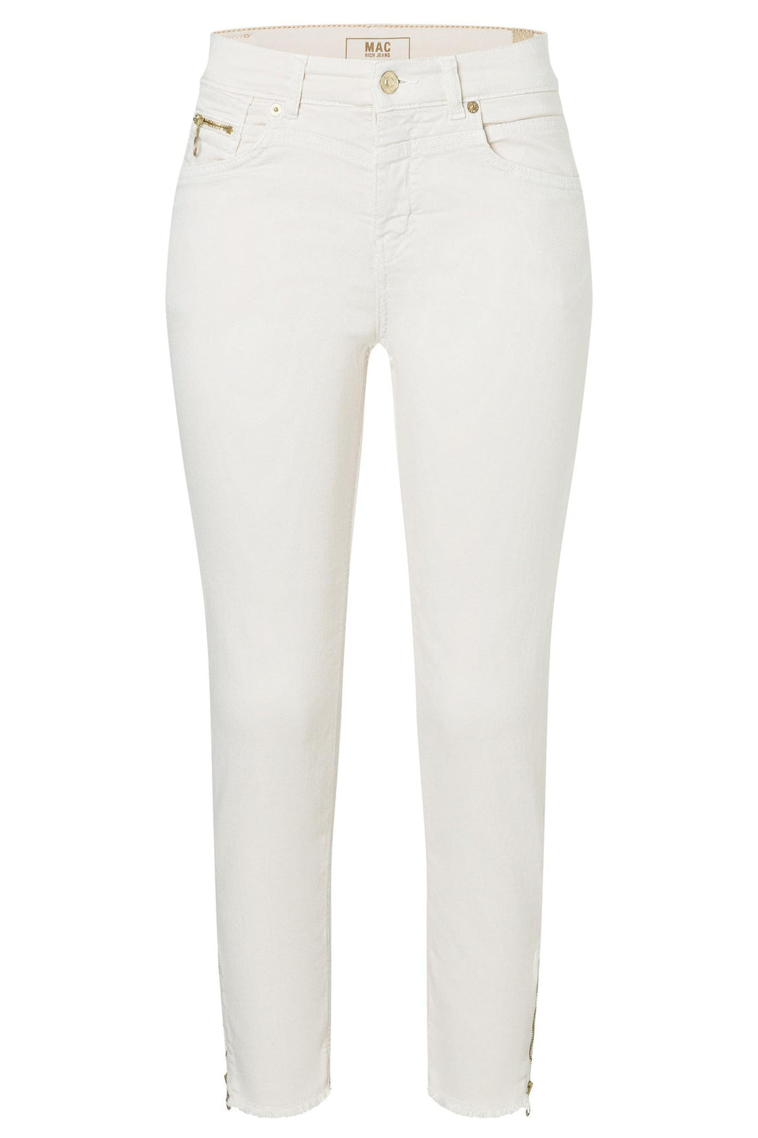 Mac 5755-00-0389 014R Rich Slim Chic Antique White Light Denim Jeans - Olivia Grace Fashion