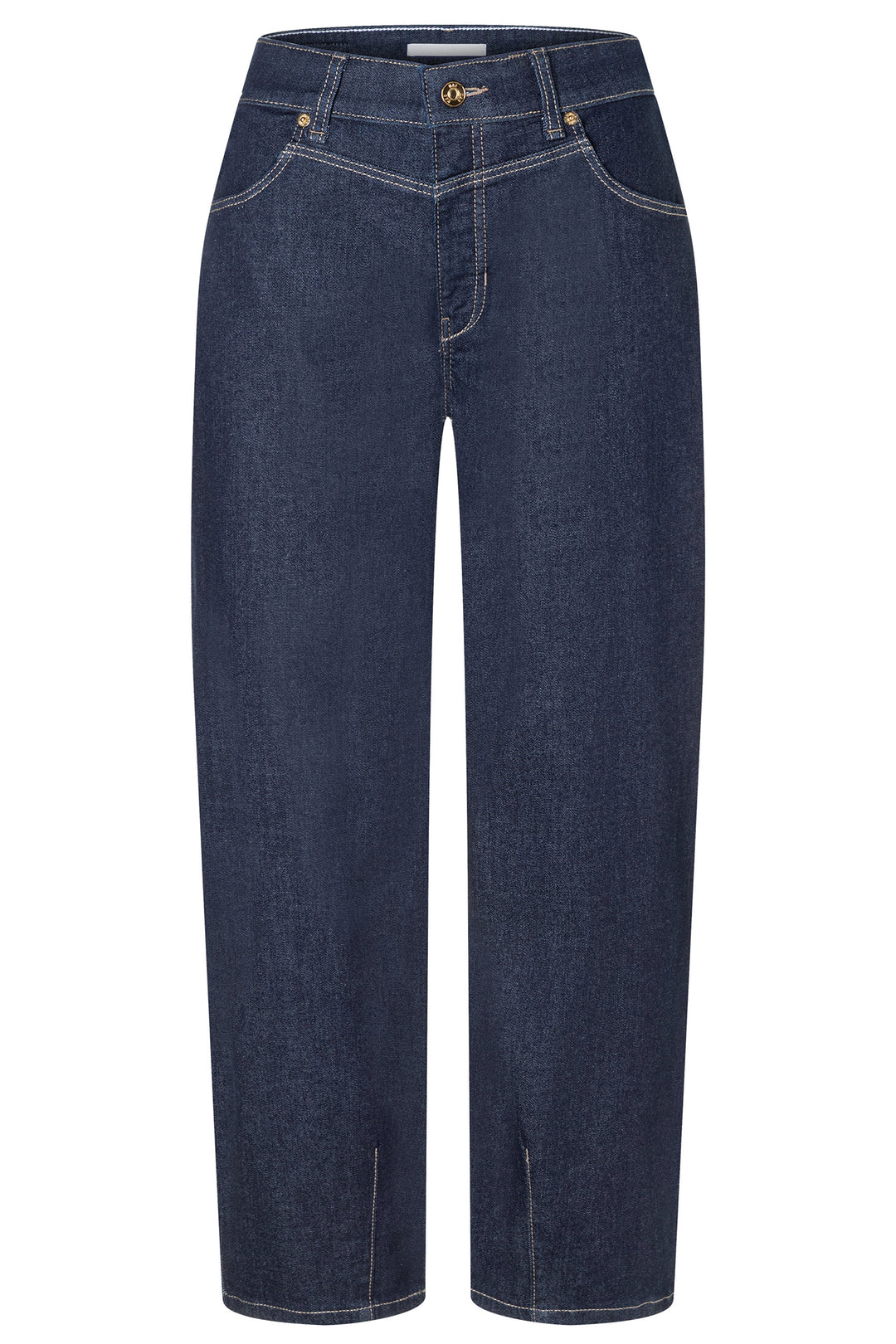 Mac Bobbie Blue Fashion Rinsed Barrel Jeans, front packshot