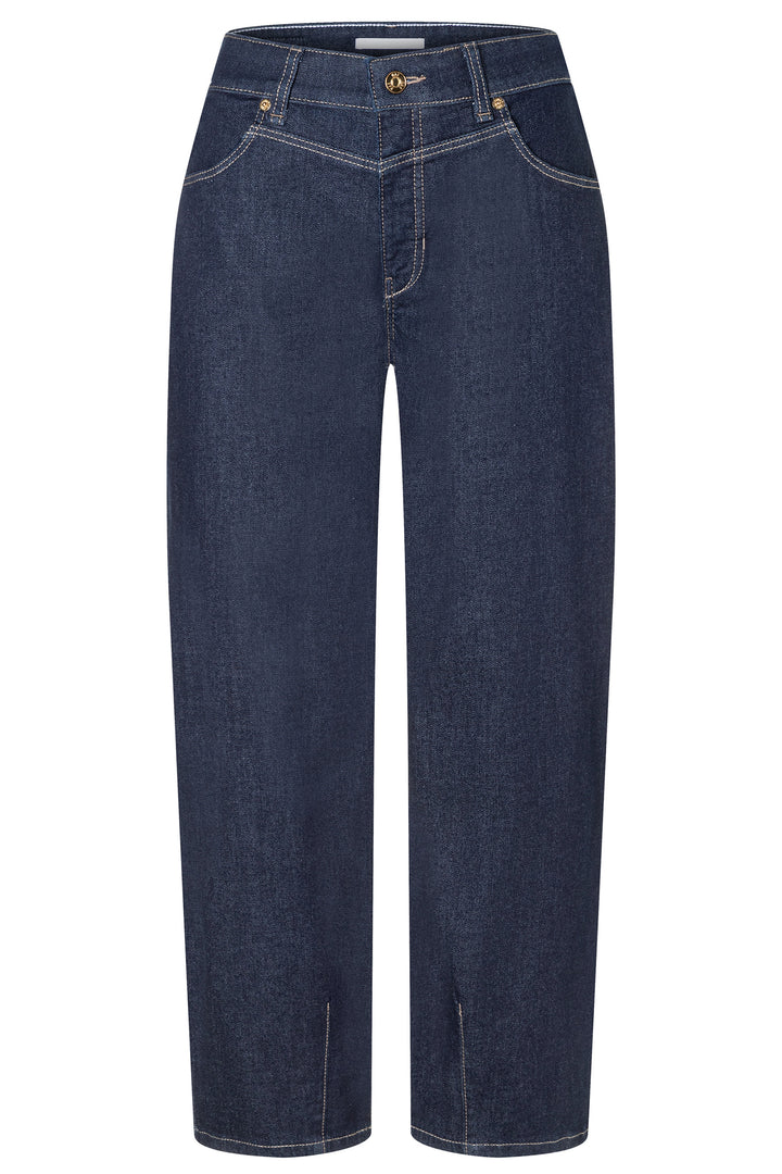 Mac Bobbie Blue Fashion Rinsed Barrel Jeans, front packshot