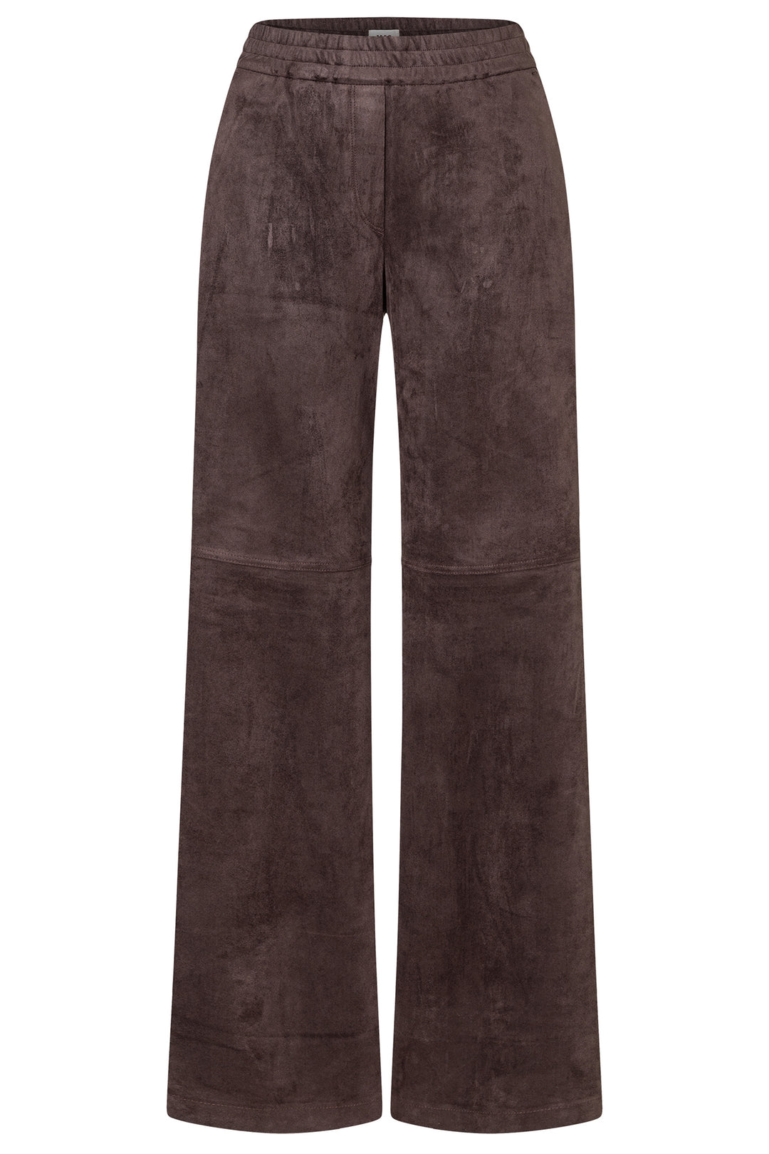Mac Chiara Truffle Brown Velour Trousers 32L - packshot, front
