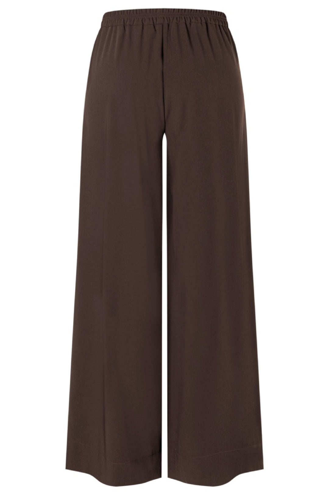Mac Coralie Truffle Brown Floating Crepe Trousers 32L 3421-00-0231L