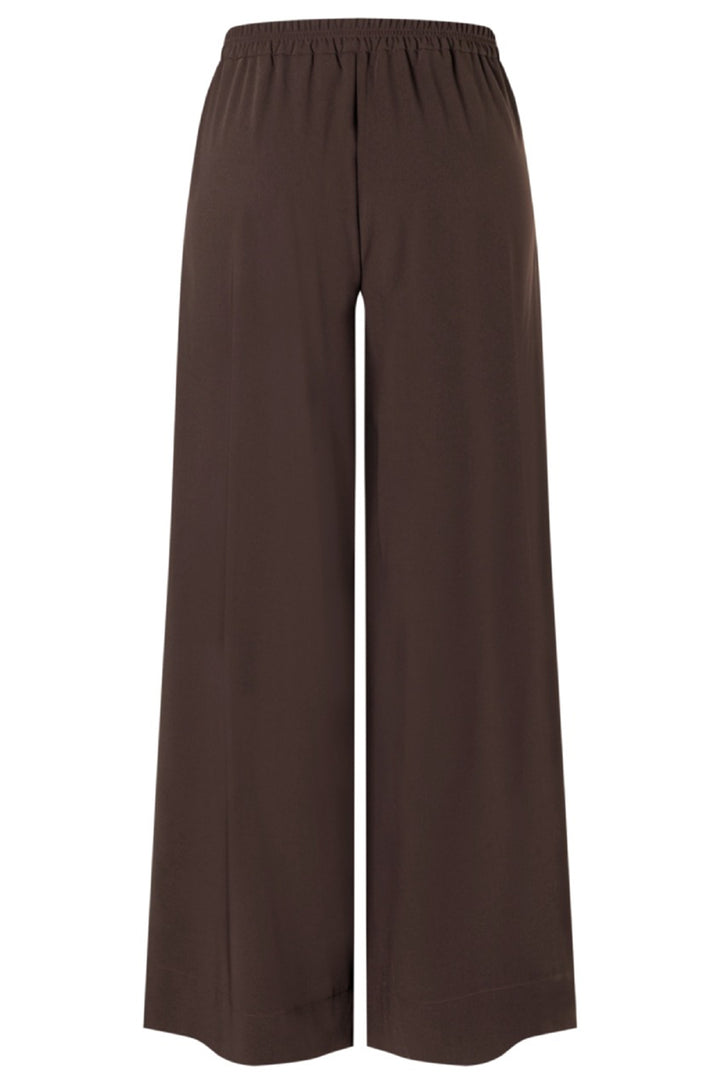 Mac Coralie Truffle Brown Floating Crepe Trousers 32L 3421-00-0231L