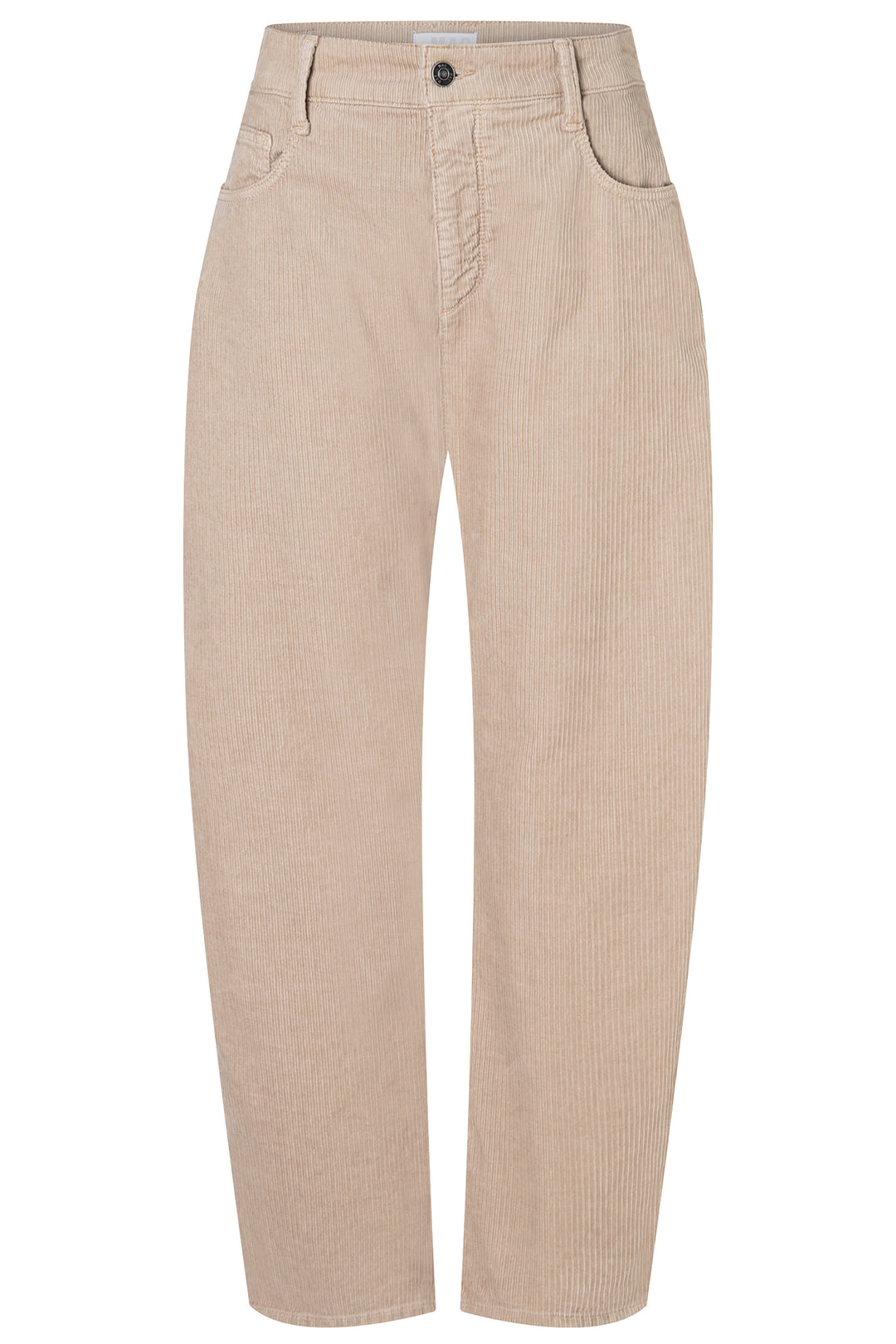 Mac Danni 2.3 Light Beige Kitt Fancy Corduroy Trousers - packshot, front