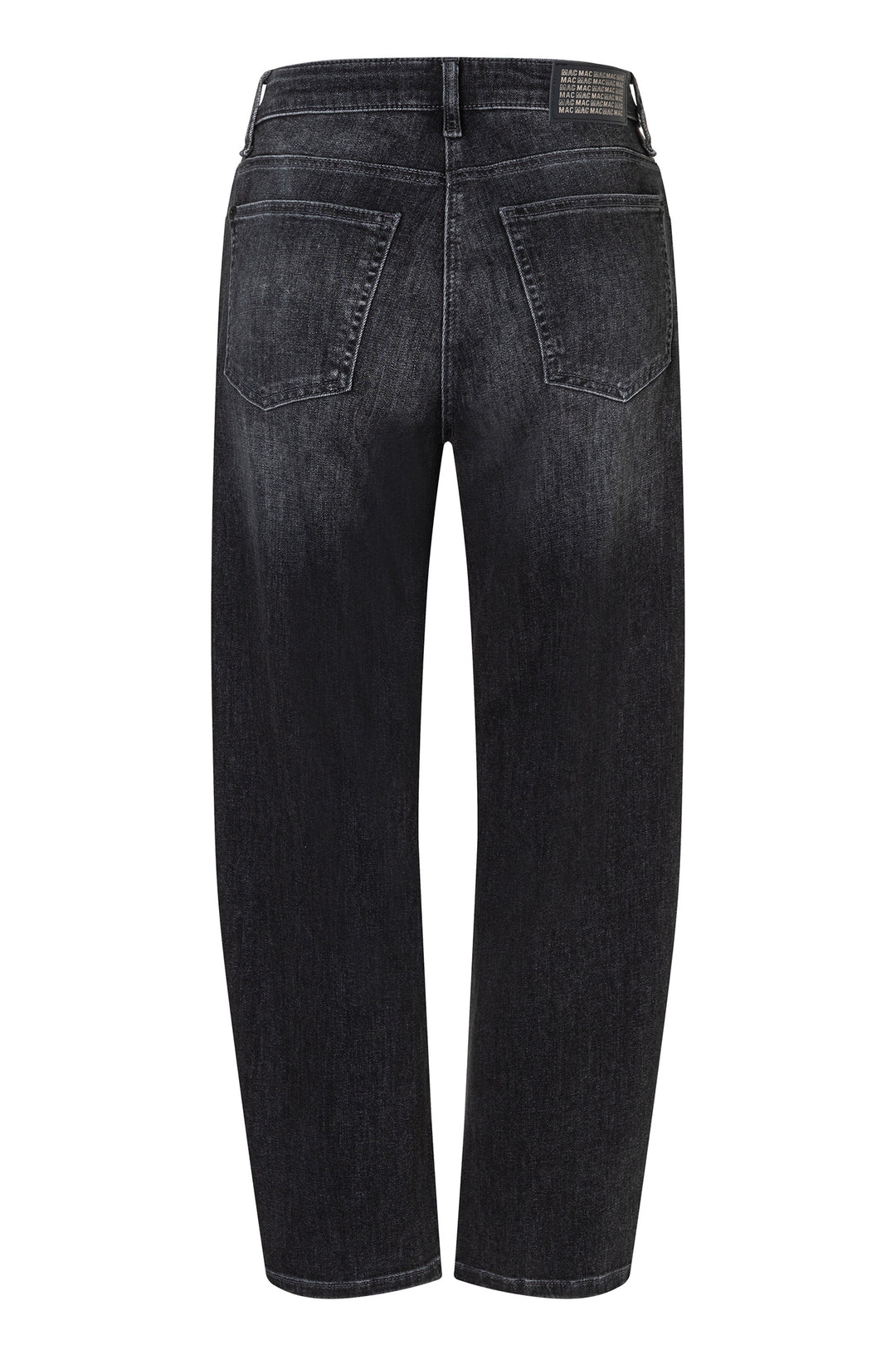 Mac Danni Black Wash Light Authentic Denim Barrel Jeans, back packshot