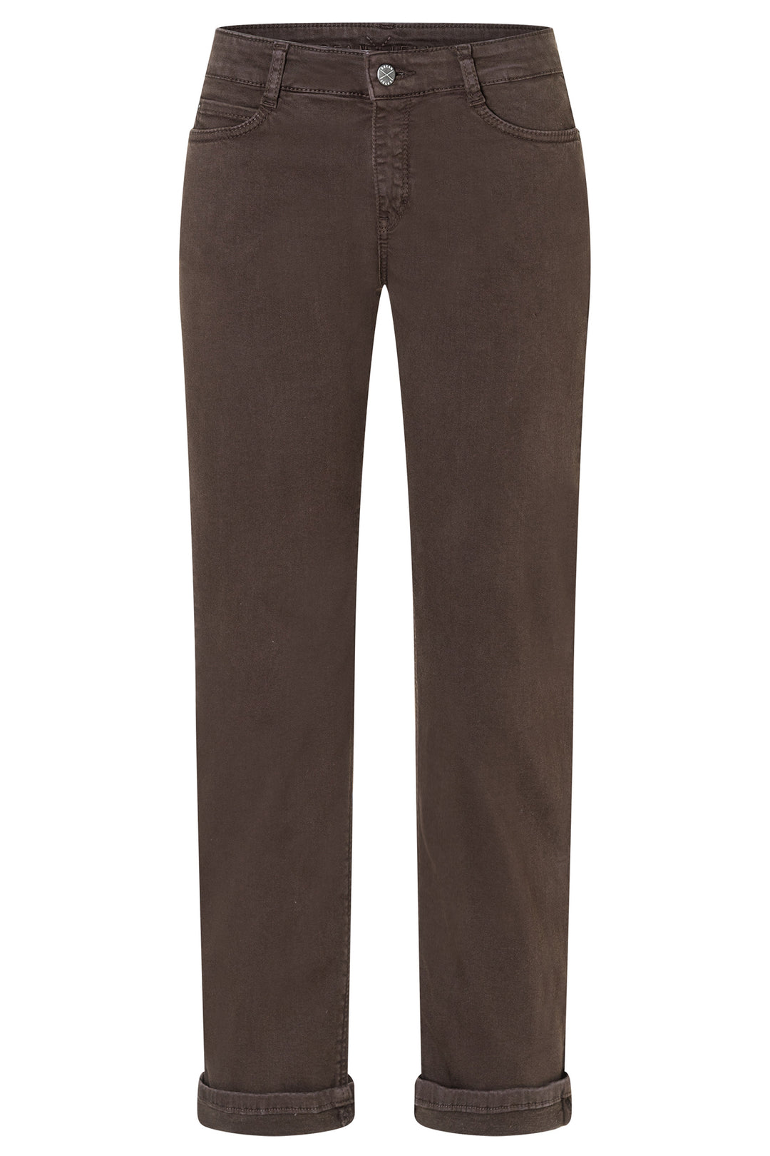 Mac Dream Cropped Deep Brown Dream Denim Jeans 27L - packshot, front