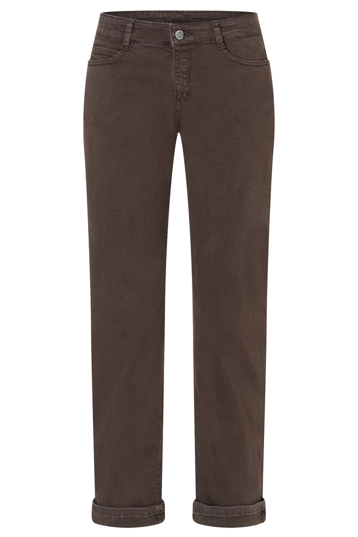 Mac Dream Cropped Deep Brown Dream Denim Jeans 27L - packshot, front