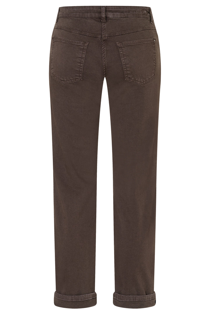 Mac Dream Cropped Deep Brown Dream Denim Jeans 27L - packshot, back