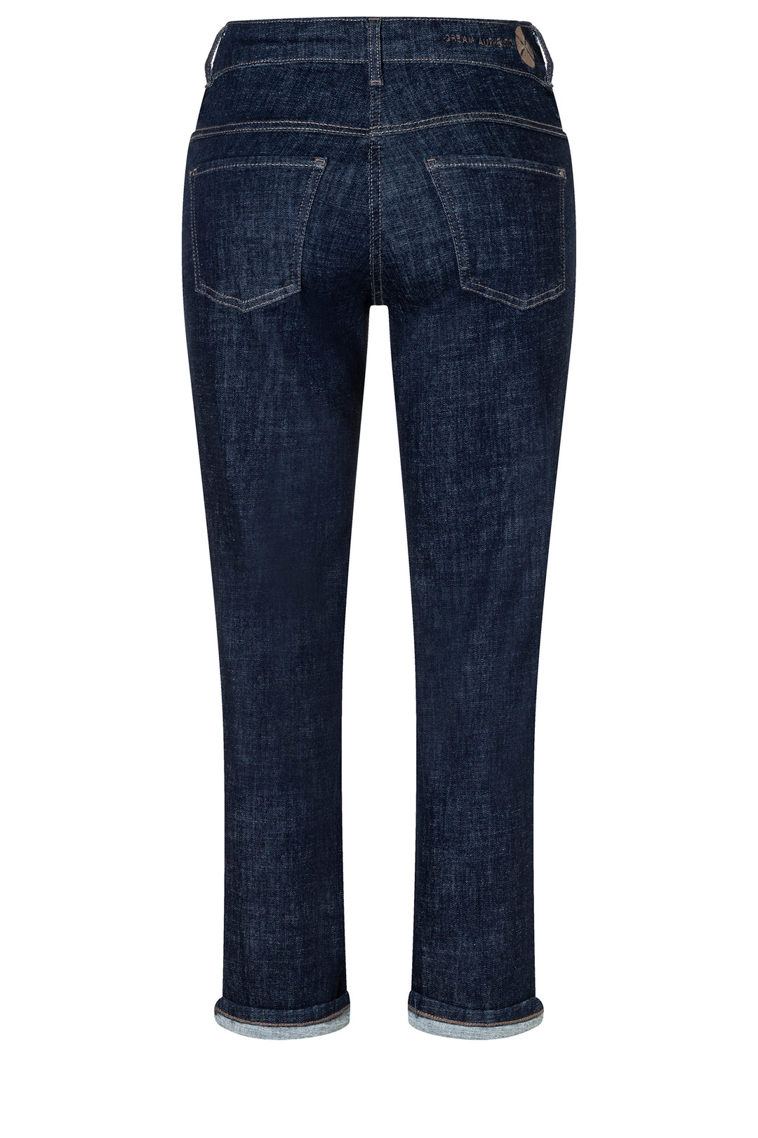 Mac Dream Cropped Fashion Rinsed Blue Jeans, back packshot