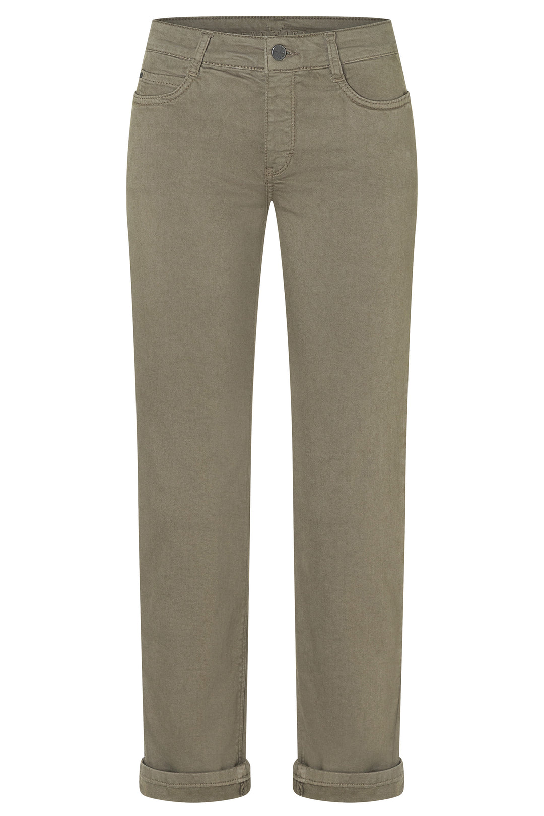 Mac Dream Cropped Olive Night Green Dream Denim Jeans 27L - packshot, front