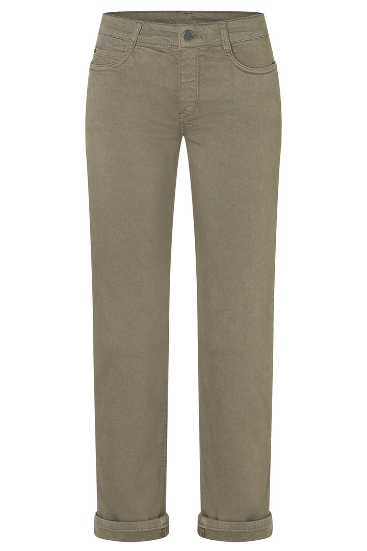 Mac Dream Cropped Olive Night Green Dream Denim Jeans 27L - packshot, front