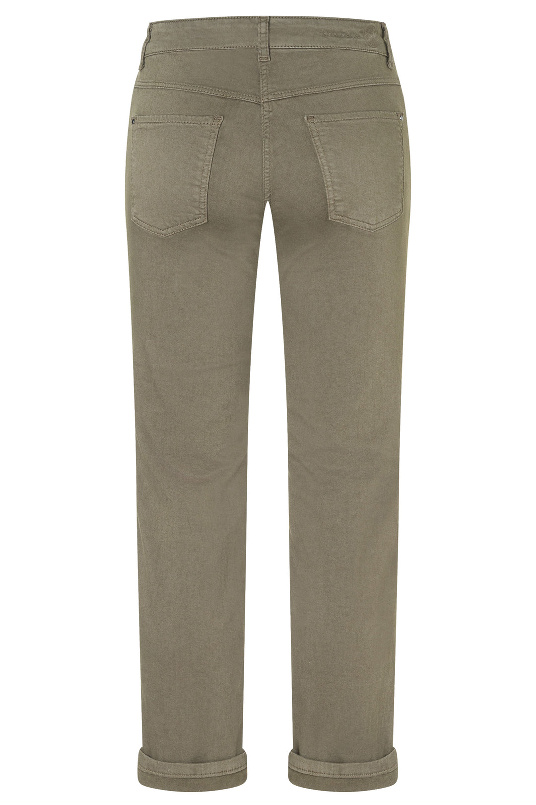 Mac Dream Cropped Olive Night Green Dream Denim Jeans 27L - packshot, back