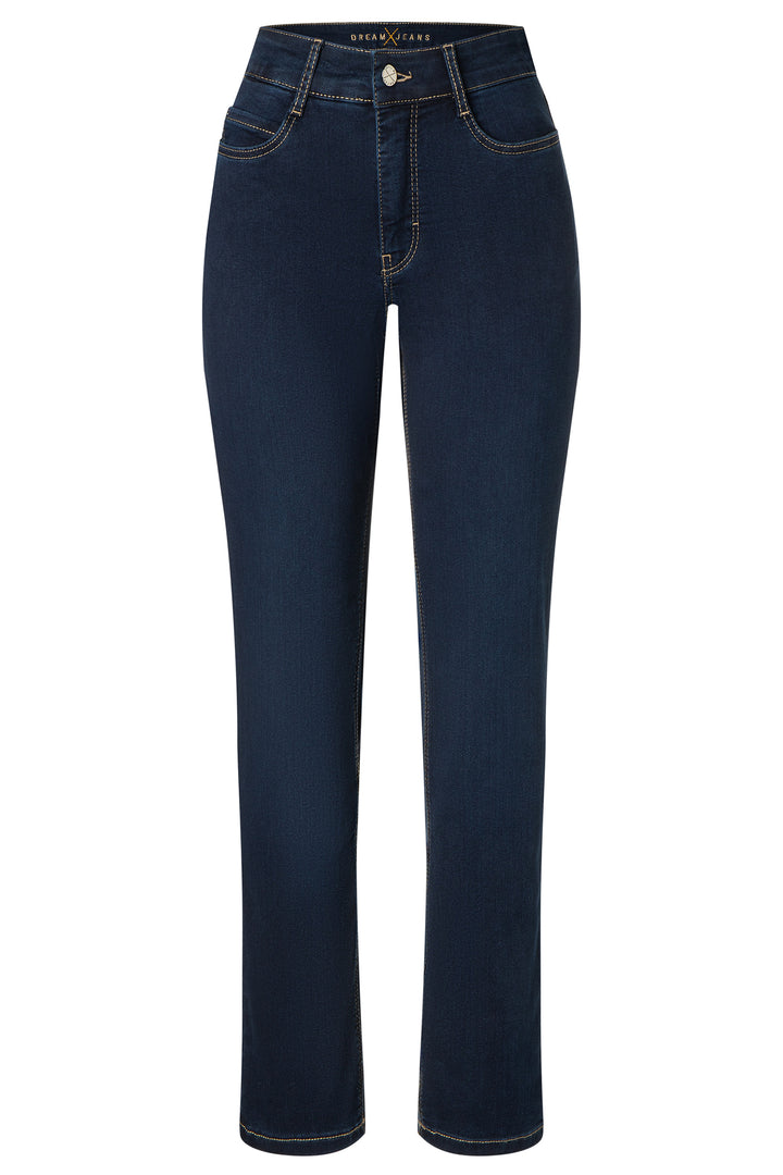 Mac Dream Dark Washed Blue Jeans, front packshot