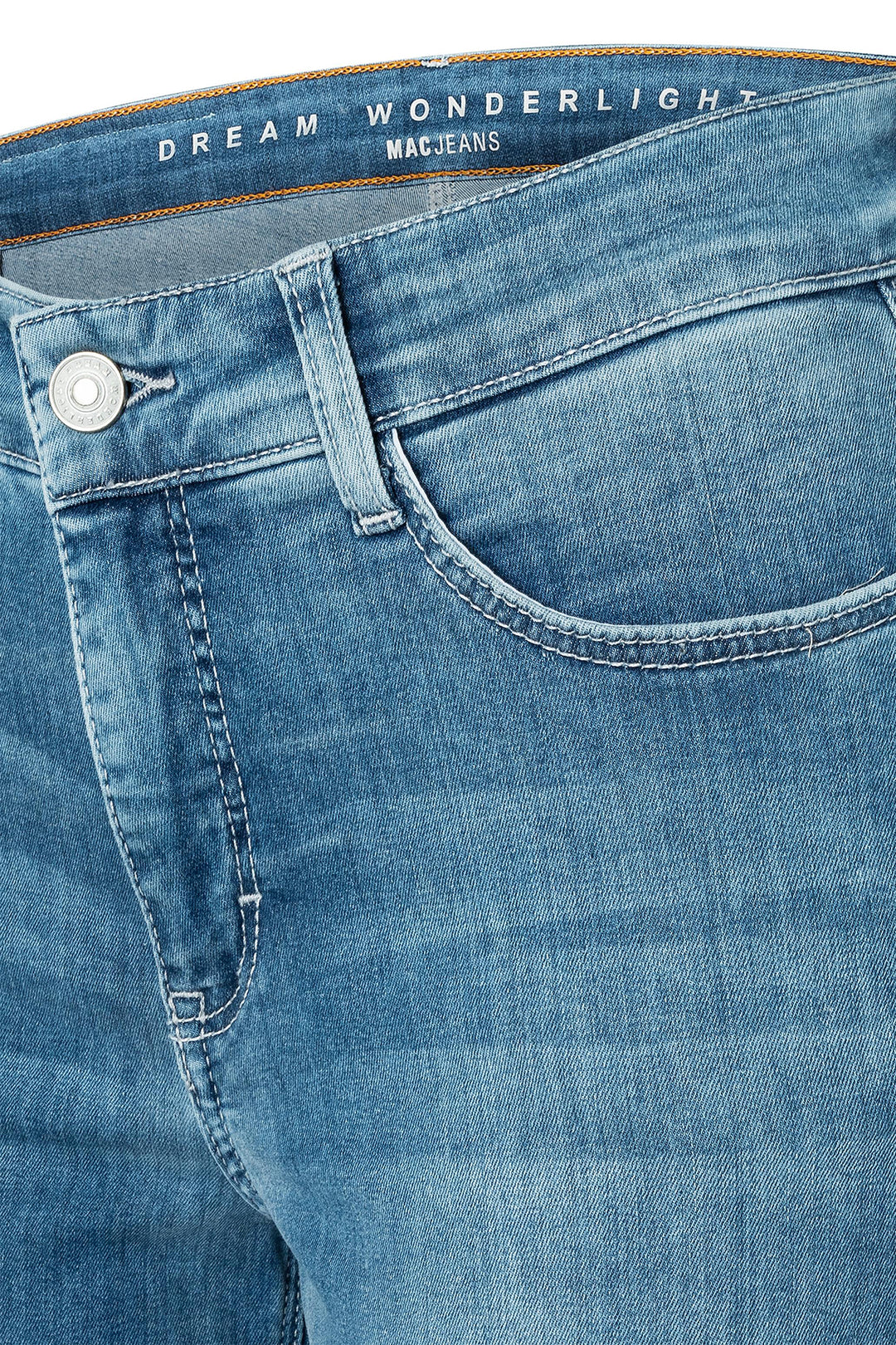 Mac Dream Jeans Wide Summer Mid Blue 5441-90-0351L D490 32 Inch Leg - Olivia Grace Fashion