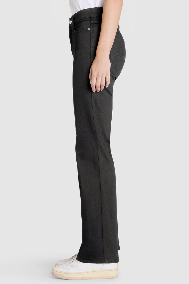 Mac Laura Black Authentic Stretch Denim Jeans 30L - side view