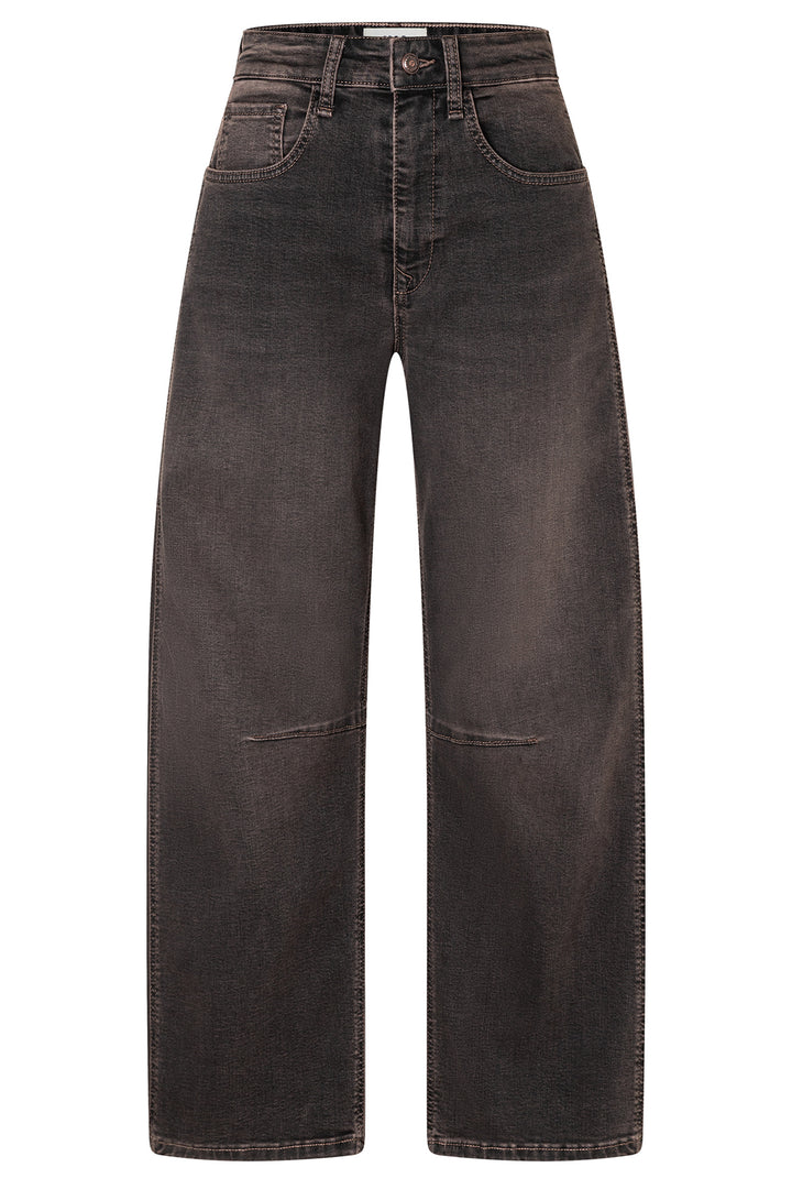 Mac Ohio Barrel Coffee Vintage Wash Brown Comfort Denim Jeans - packshot, front