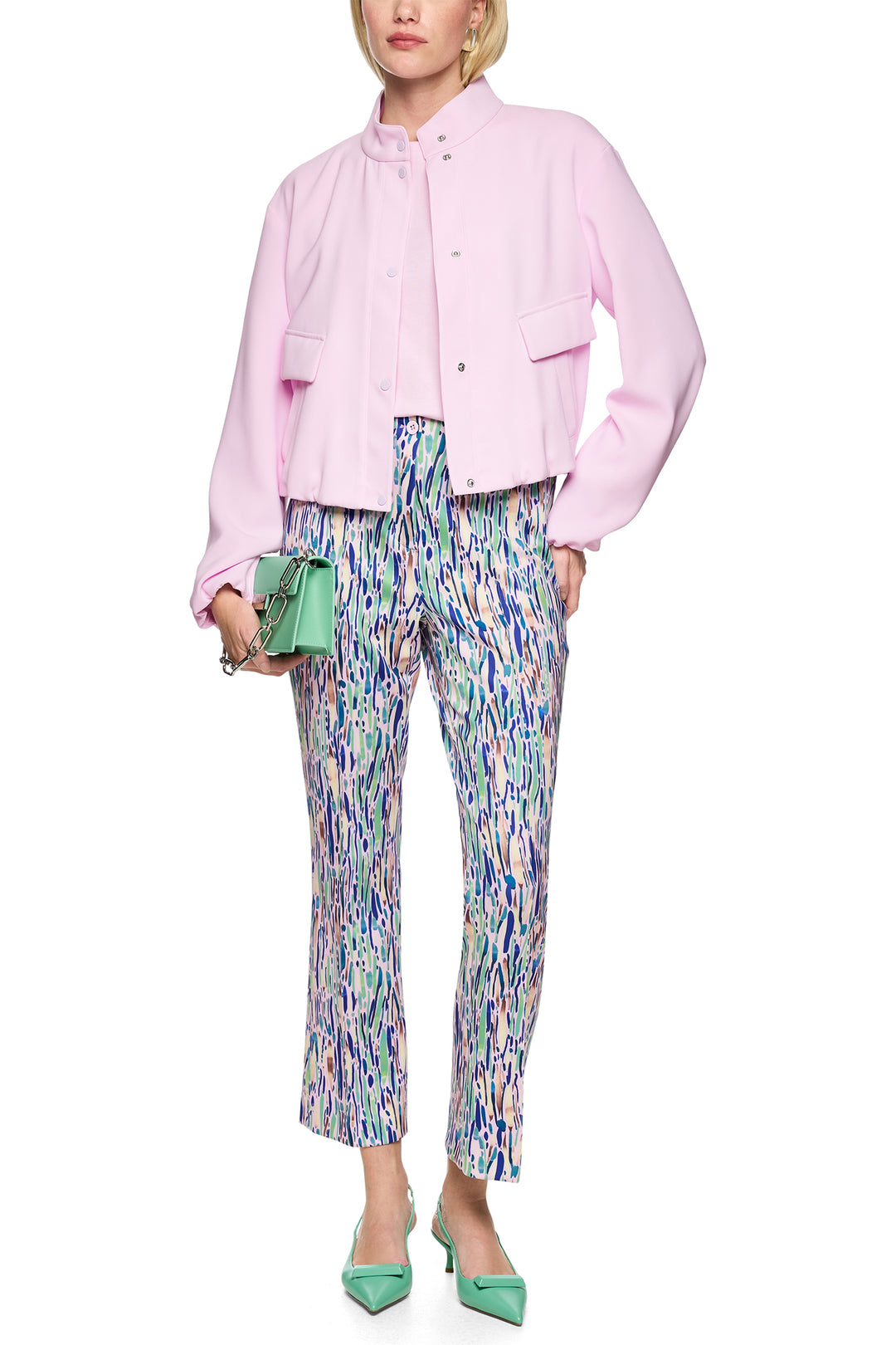 Marc Cain AC 31.08 W56 255 Pink Tulle Jacket