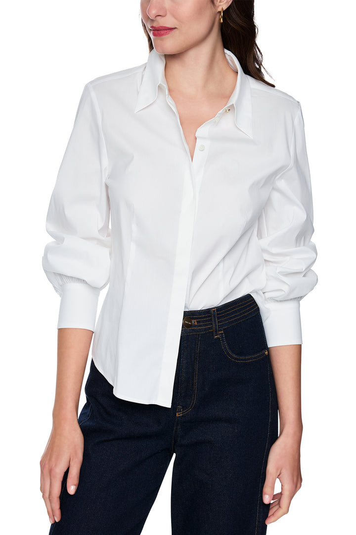Marc Cain AC 51.07 W71 White Cotton Shirt
