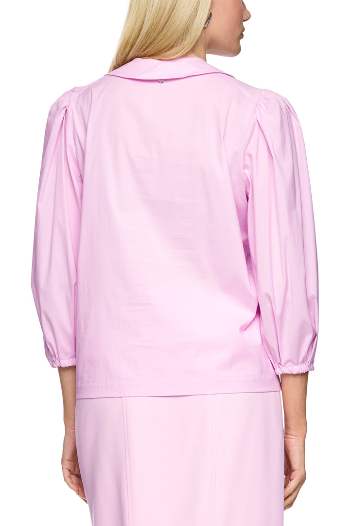 Marc Cain AC 51.18 W71 255 Pink Tulle Detachable Collar Blouse