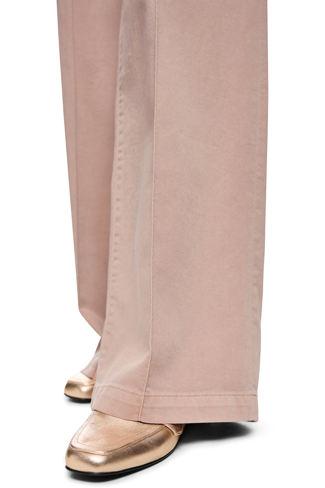 Marc Cain AC 82.14 D03 619 Warm Taupe Wide Leg Denim Jeans