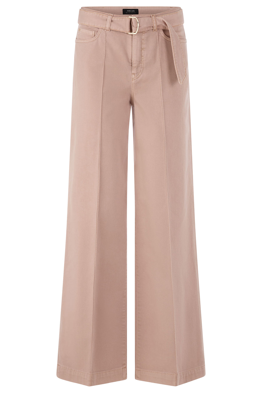 Marc Cain AC 82.14 D03 619 Warm Taupe Wide Leg Denim Jeans