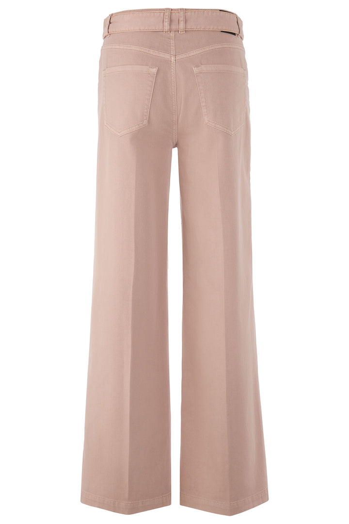 Marc Cain AC 82.14 D03 619 Warm Taupe Wide Leg Denim Jeans