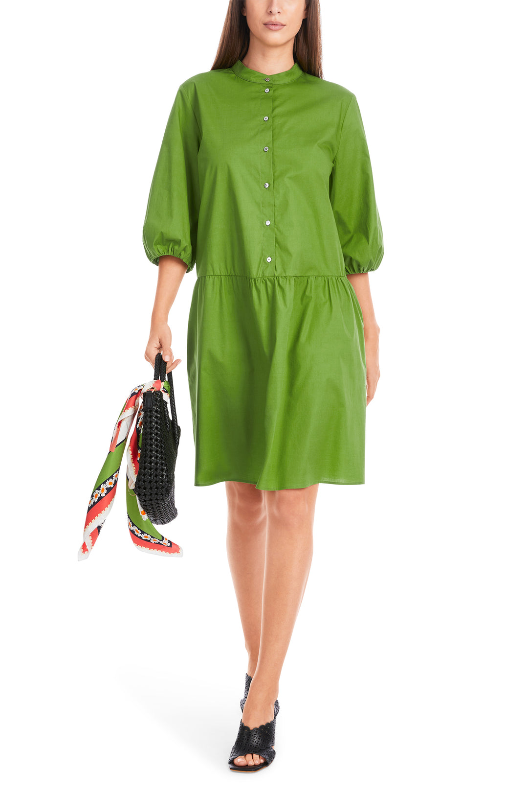 Marc Cain Additions Dress Garden Green YA 21.09 W45 526 - Olivia Grace Fashion