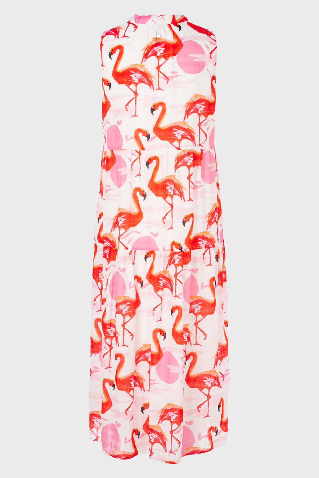 Marc Cain Additions WA 21.07 W19 252 Pink Flamingo Sleeveless Dress - Olivia Grace Fashion