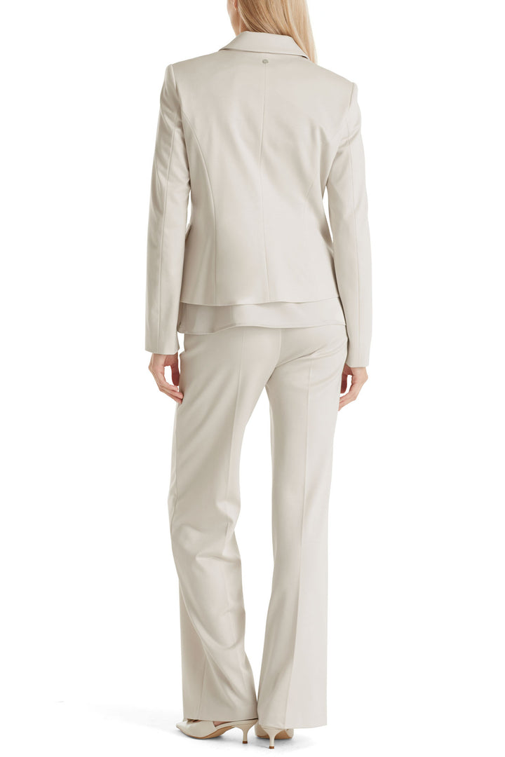 Marc Cain Additions WA 34.10 J24 182 Smoke Cream Jersey Jacket - Olivia Grace Fashion