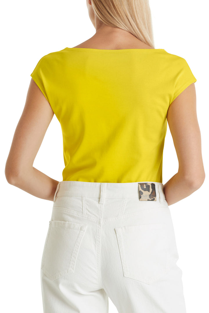 Marc Cain Additions WA 48.37 J14 431 Bright Sulphur Yellow Top - Olivia Grace Fashion