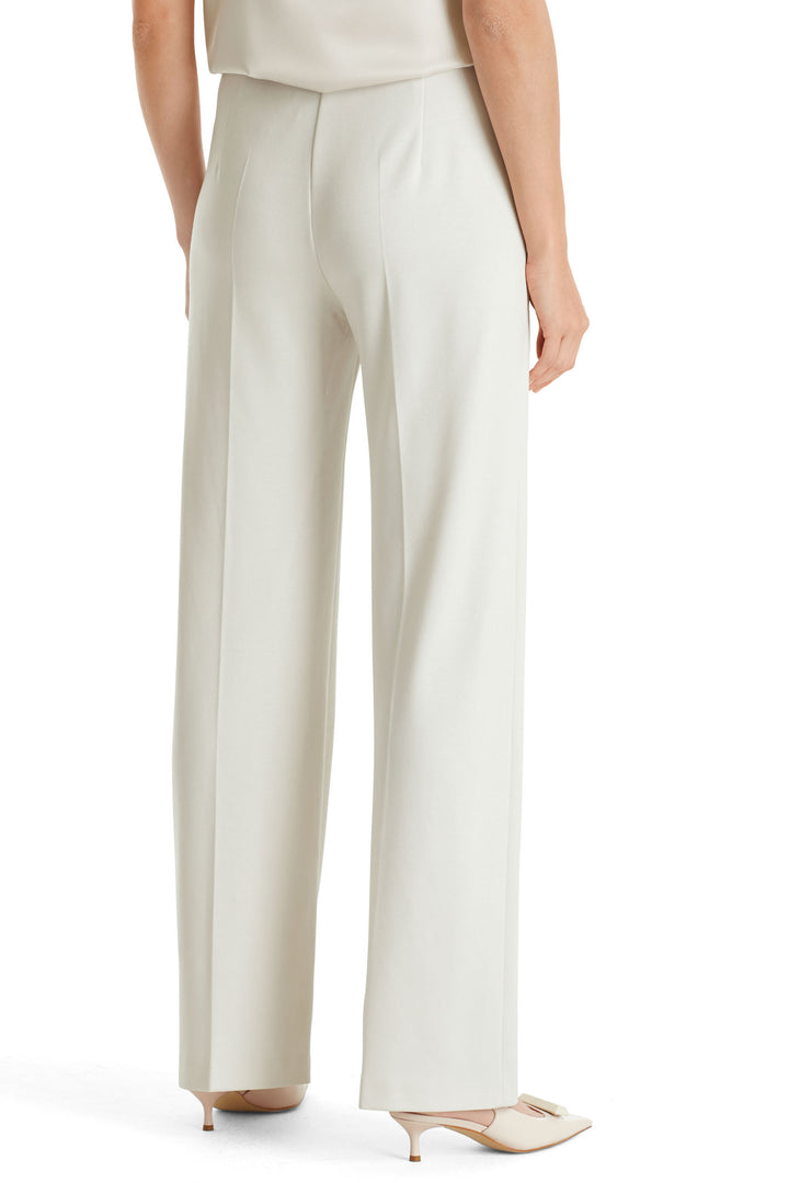 Marc Cain Additions WA 81.05 J24 182 Smoke Cream Pull-On Trousers - Olivia Grace Fashion