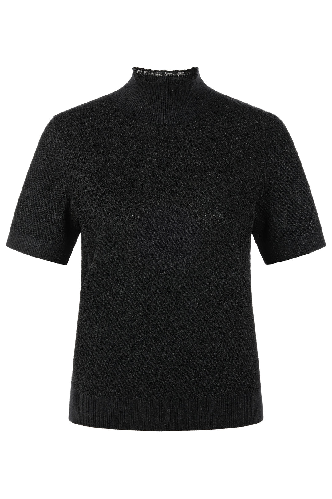 Marc Cain AG 41.01 M50 Black Short Sleeve Jumper